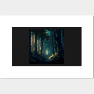 The Night Forest Posters and Art